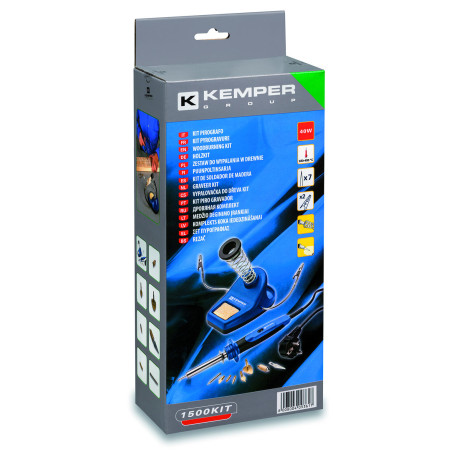 Kemper 1500KIT houtbrandpen met extra brandpunten