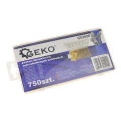 GEKO G02828 Ongeïsoleerde AMP-kabelschoenen assortiment 750-delig | Soldeerbout-shop.nl