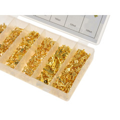 GEKO G02829 Ongeïsoleerde AMP-kabelschoenen assortiment 600-delig | Soldeerbout-shop.nl