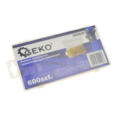 GEKO G02829 Ongeïsoleerde AMP-kabelschoenen assortiment 600-delig | Soldeerbout-shop.nl