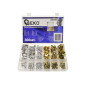 GEKO G02910 Blindklinkmoerenset M3 t/m M10 staal en aluminium (300 stuks) | Soldeerbout-shop.nl