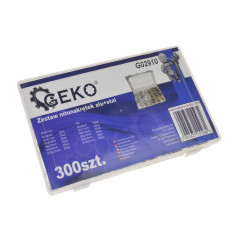 GEKO G02910 Blindklinkmoerenset M3 t/m M10 staal en aluminium (300 stuks) | Soldeerbout-shop.nl