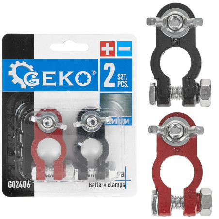 GEKO G02406 Accuklemmen set (2 stuks)