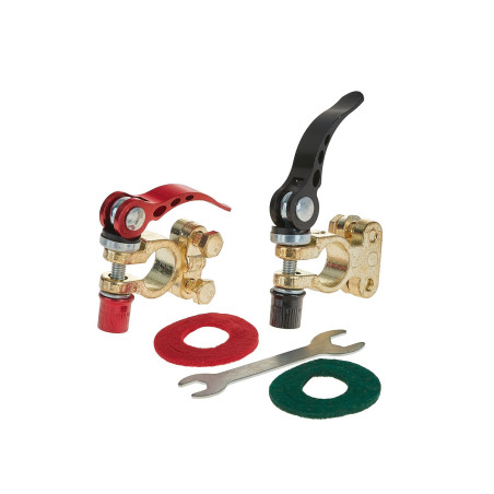 GEKO G02404 Accuklemmen set (2 stuks) | Soldeerbout-shop.nl