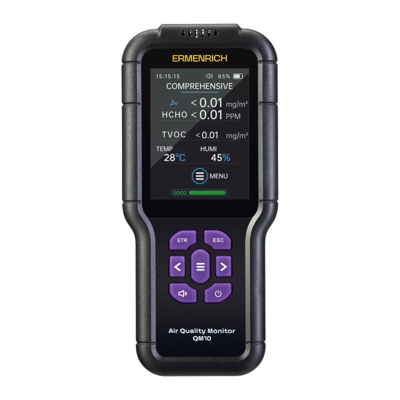 Ermenrich QM10 4-in-1 Luchtkwaliteitmeter Ermenrich QM10 4-in-1 Luchtkwaliteitmeter