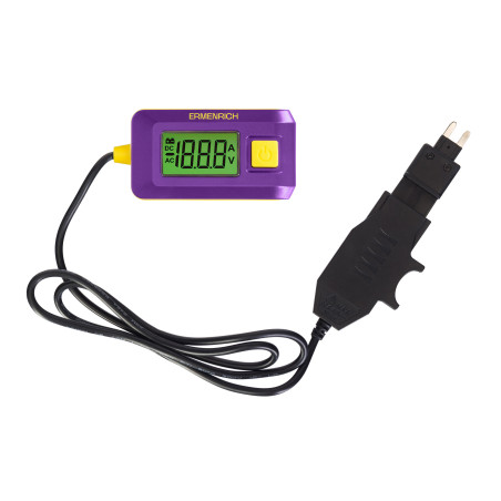 Ermenrich CT30 12V Auto stroomlek tester (paars) | Soldeerbout-shop.nl