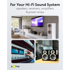 Goobay 15089 2x0.50mm rood/zwart luidsprekerkabel 10m | Soldeerbout-shop.nl