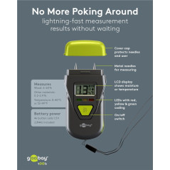 Goobay 77832 Vochtmeter | Soldeerbout-shop.nl