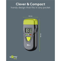 Goobay 77832 Vochtmeter | Soldeerbout-shop.nl