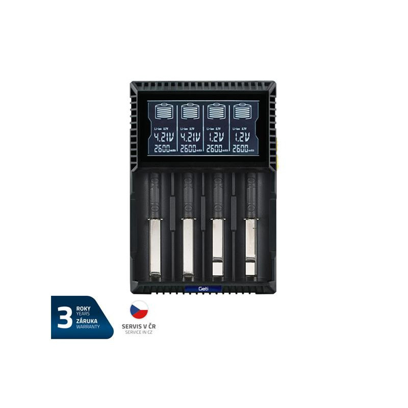 GETI GCA002 GDC4U Universele smart accu-lader GETI GCA002 GDC4U Universele smart accu-lader