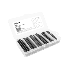 Rebel NAR0386 Krimpkous assortiment 170-delig zwart | Soldeerbout-shop.nl