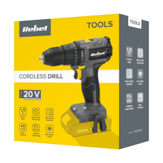 Rebel RB-1004 Accu Schroefboormachine 20V | Soldeerbout-shop.nl