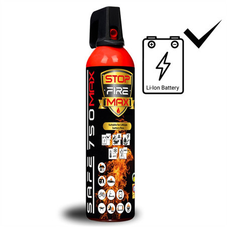 SafeHome SAFE 750 MAX Brandblusspray 750ml brandblusser (ook voor Lithium)