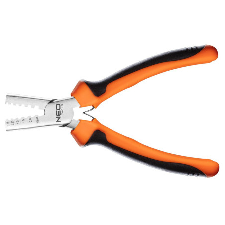 NEO Tools 01-532 Adereindhulzen krimptang 0.25 tot 2.5mm² | Soldeerbout-shop.nl