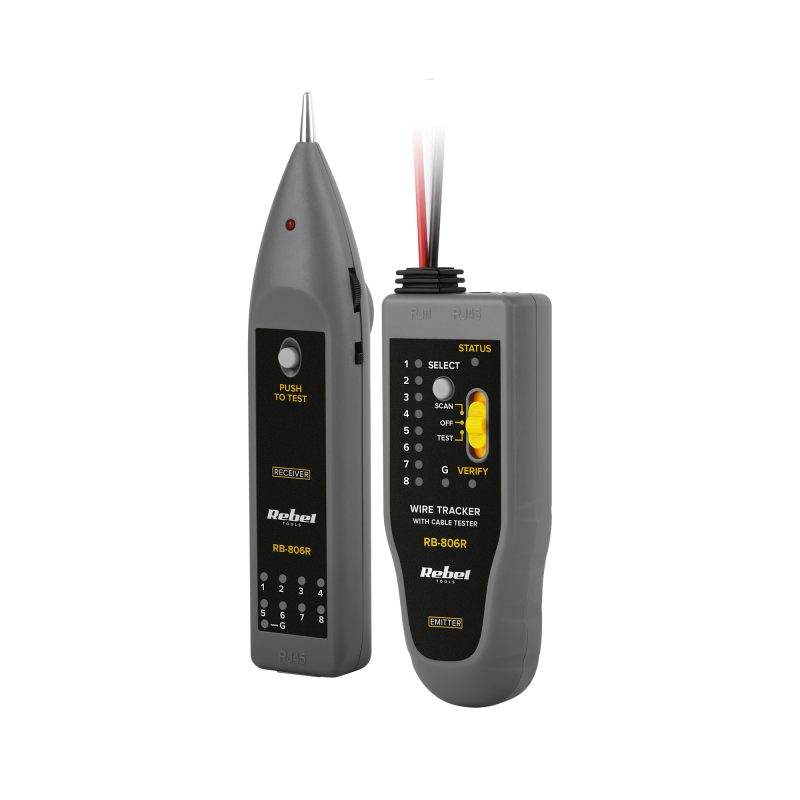 Rebel RB-806R Kabeltester en kabelzoeker