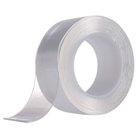 Keltin K02236 Dubbelzijdige tape 24mm x 2m transparant | Soldeerbout-shop.nl