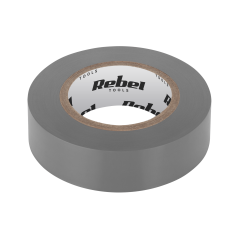 Rebel NAR0428 Isolatietape 19mm x 9m grijs | Soldeerbout-shop.nl