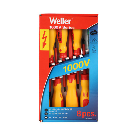 Weller SD8SET VDE schroevendraaierset 8-delig