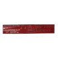 Soldeerbout-shop PCB Ruler 15cm rood | Soldeerbout-shop.nl