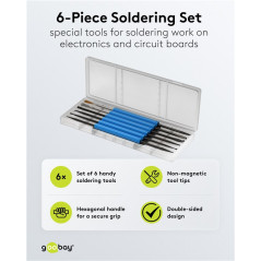 Goobay 77999 6-delige soldeertoolset