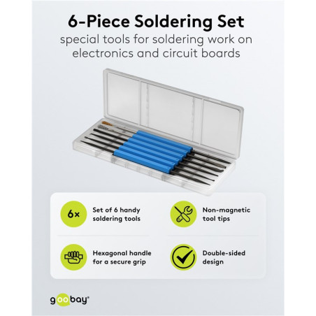 Goobay 77999 6-delige soldeertoolset