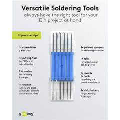 Goobay 77999 6-delige soldeertoolset | Soldeerbout-shop.nl