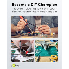 Goobay 77999 6-delige soldeertoolset | Soldeerbout-shop.nl