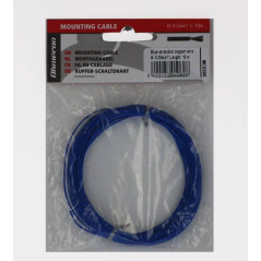 Ohmeron MC0206 montagedraad 0.2mm² soepel blauw 10m