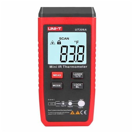 UNI-T UT306A Infrarood thermometer -35 tot +300°C