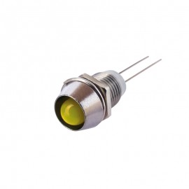 Sintron 5mm LED 3VDC geel met ledhouder