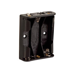 Batterijhouder Voor 3 X Aa-Cel (Voor Soldeerlippen)