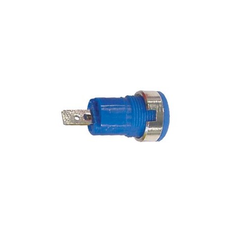 Velleman CM17BL inbouwsocket voor banaanplug blauw