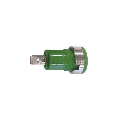 Velleman CM17G inbouwsocket voor banaanplug groen